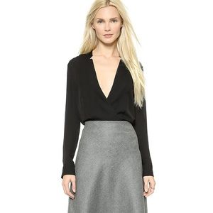 Theory Double Georgette Corbette Blouse (P)